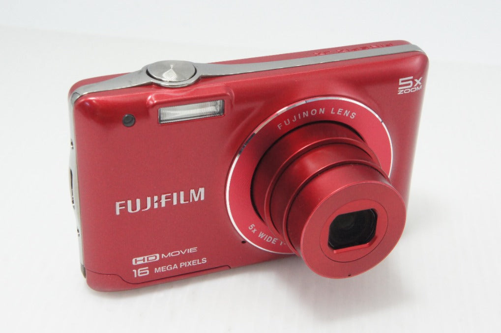 良品 FUJIFILM フジフィルム FinePix JX650 コンパクトデジタルカメラ レッド 260729m