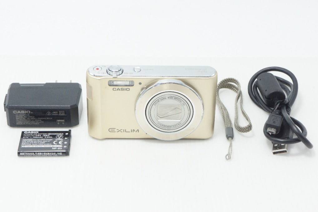 CASIO カシオ EXILIM EX-ZS190 コンパクトデジタルカメラ ゴールド