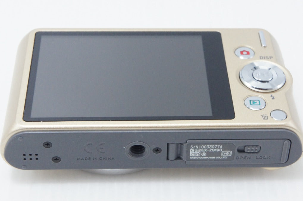 CASIO カシオ EXILIM EX-ZS190 コンパクトデジタルカメラ ゴールド