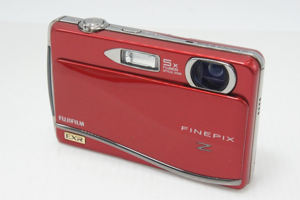 良品 FUJIFILM フジフィルム FinePix Z800EXR コンパクトデジタルカメラ レッド ケース付 260729r