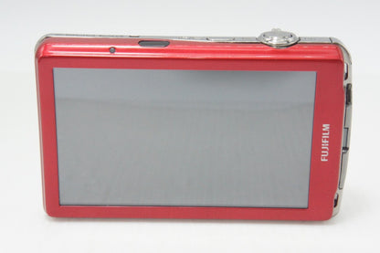良品 FUJIFILM フジフィルム FinePix Z800EXR コンパクトデジタルカメラ レッド ケース付 260729r