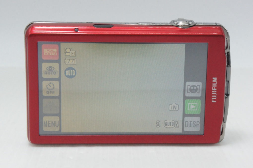 良品 FUJIFILM フジフィルム FinePix Z800EXR コンパクトデジタルカメラ レッド ケース付 260729r