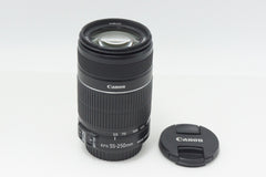 美品 Canon キヤノン EF-S 55-250mm F4-5.6 IS II APS-C ズームレンズ 260729t