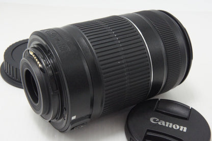 美品 Canon キヤノン EF-S 55-250mm F4-5.6 IS II APS-C ズームレンズ 260729t