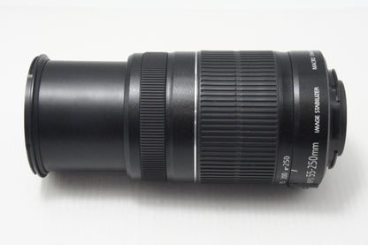 美品 Canon キヤノン EF-S 55-250mm F4-5.6 IS II APS-C ズームレンズ 260729t