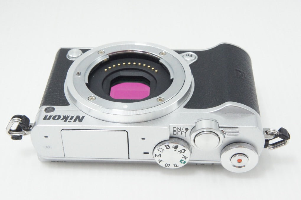 美品 Nikon ニコン 1 J5 ボディ ミラーレス一眼カメラ シルバー 260729u