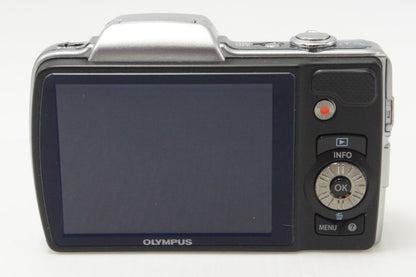 美品 OLYMPUS オリンパス SZ-10 コンパクトデジタルカメラ シルバー 元箱付 260730a