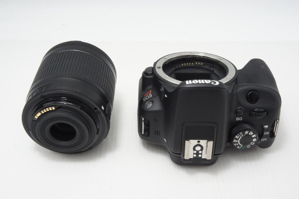 美品 Canon キヤノン EOS Kiss X7 ボディ + EF-S 18-55mm IS STM レンズキット デジタル一眼レフカメラ 260730ac