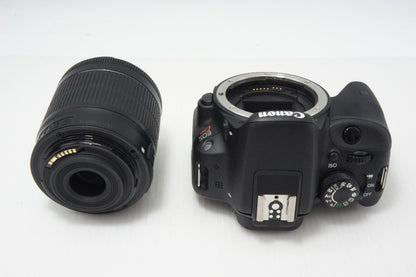 美品 Canon キヤノン EOS Kiss X7 ボディ + EF-S 18-55mm IS STM レンズキット デジタル一眼レフカメラ 260730ac