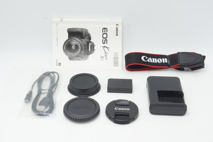 美品 Canon キヤノン EOS Kiss X7 ボディ + EF-S 18-55mm IS STM レンズキット デジタル一眼レフカメラ 260730ac