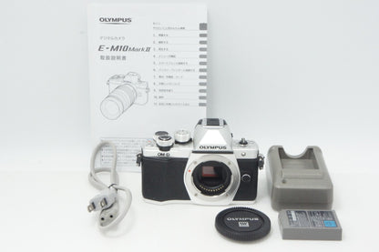 OLYMPUS オリンパス OM-D E-M10 Mark II ボディ ミラーレス一眼カメラ シルバー 260730ag
