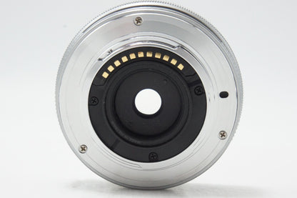 美品 OLYMPUS M.ZUIKO DIGITAL ED 14-42mm F3.5-5.6 EZ マイクロフォーサーズ ズームレンズ シルバー 260730ah