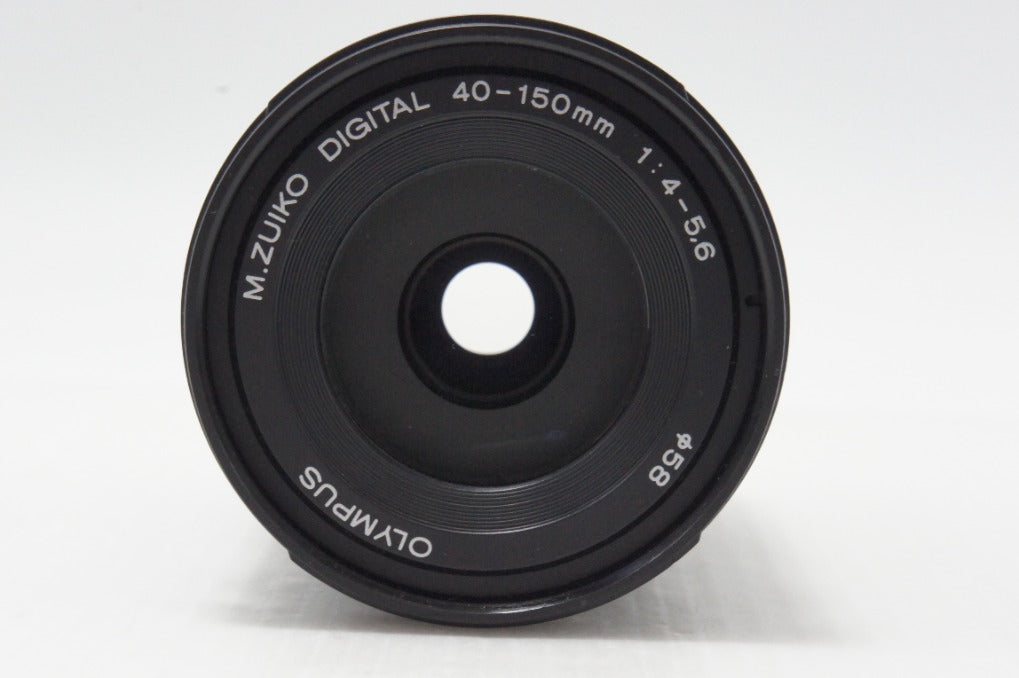 良品 OLYMPUS オリンパス M.ZUIKO DIGITAL ED 40-150mm F4-5.6 R マイクロフォーサーズ ズームレンズ ブラック 260730ai