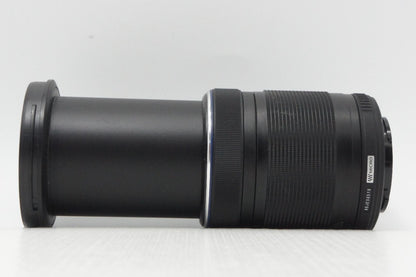 良品 OLYMPUS オリンパス M.ZUIKO DIGITAL ED 40-150mm F4-5.6 R マイクロフォーサーズ ズームレンズ ブラック 260730ai
