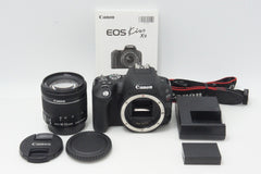 美品 Canon キヤノン EOS Kiss X9 ボディ + EF-S 18-55mm IS STM レンズキット デジタル一眼レフカメラ 260730ak