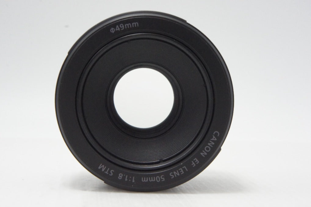 美品 Canon キヤノン EF 50mm F1.8 STM フルサイズ 単焦点レンズ 元箱付 260730al