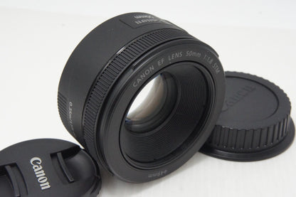 美品 Canon キヤノン EF 50mm F1.8 STM フルサイズ 単焦点レンズ 元箱付 260730al