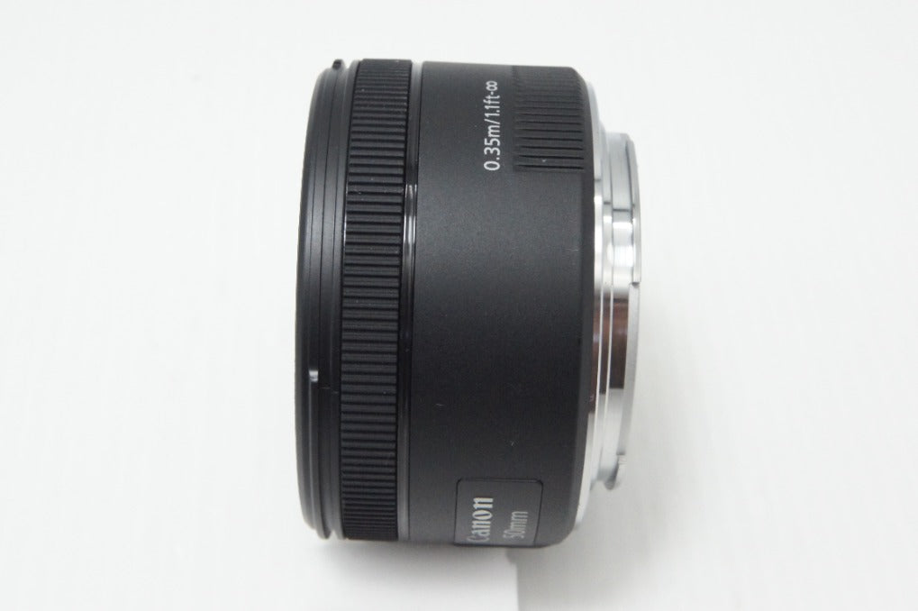 美品 Canon キヤノン EF 50mm F1.8 STM フルサイズ 単焦点レンズ 元箱付 260730al
