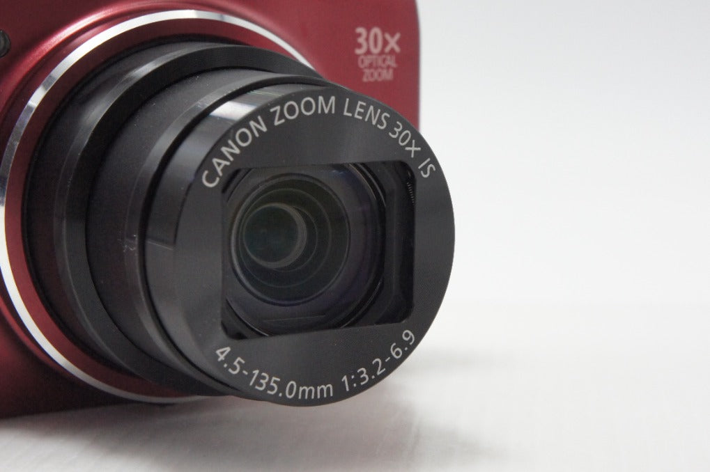美品 Canon キヤノン PowerShot SX700 HS コンパクトデジタルカメラ レッド 元箱付 260730b