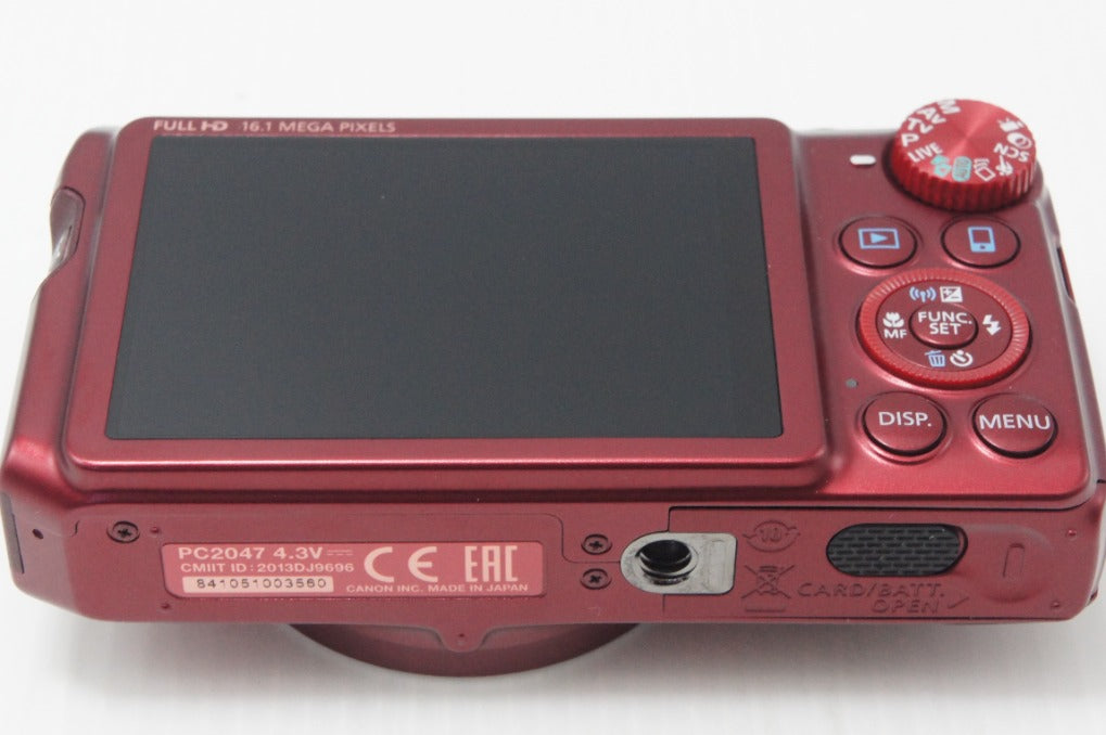 美品 Canon キヤノン PowerShot SX700 HS コンパクトデジタルカメラ レッド 元箱付 260730b