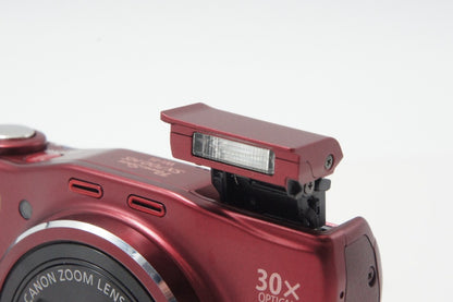 美品 Canon キヤノン PowerShot SX700 HS コンパクトデジタルカメラ レッド 元箱付 260730b