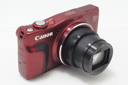 美品 Canon キヤノン PowerShot SX700 HS コンパクトデジタルカメラ レッド 元箱付 260730b