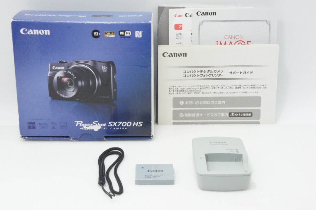 美品 Canon キヤノン PowerShot SX700 HS コンパクトデジタルカメラ レッド 元箱付 260730b