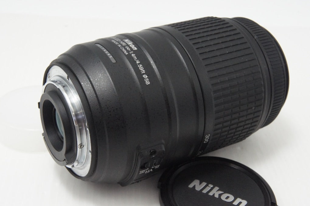 美品 Nikon ニコン AF-S DX NIKKOR 55-300mm F4.5-5.6G ED VR Fマウント ズームレンズ APS-C フード付 260730f