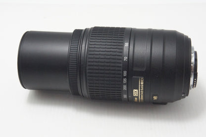 美品 Nikon ニコン AF-S DX NIKKOR 55-300mm F4.5-5.6G ED VR Fマウント ズームレンズ APS-C フード付 260730f