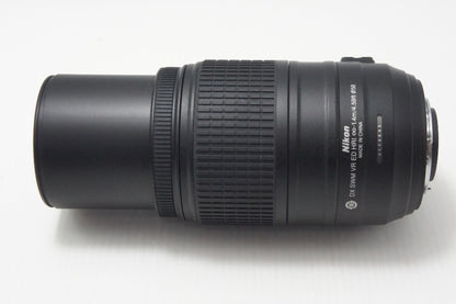 美品 Nikon ニコン AF-S DX NIKKOR 55-300mm F4.5-5.6G ED VR Fマウント ズームレンズ APS-C フード付 260730f