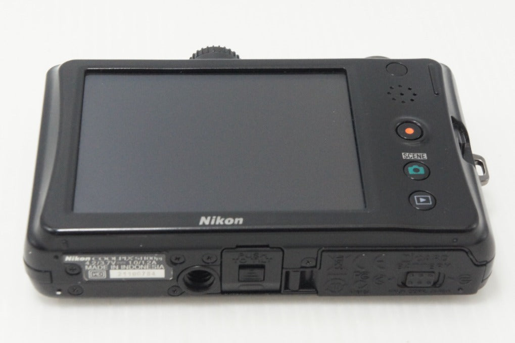 良品 Nikon ニコン COOLPIX S1100pj コンパクトデジタルカメラ ブラック 260730h