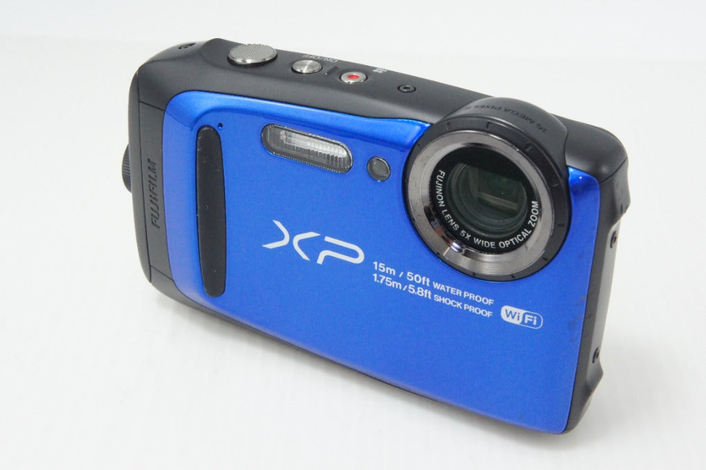 良品 FUJIFILM フジフィルム FinePix XP90 コンパクトデジタルカメラ ブルー 260730n