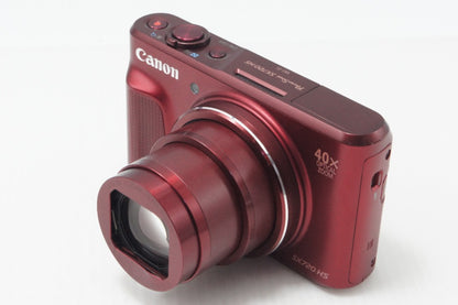 良品 Canon キヤノン PowerShot SX720 HS コンパクトデジタルカメラ レッド 元箱付 260730o