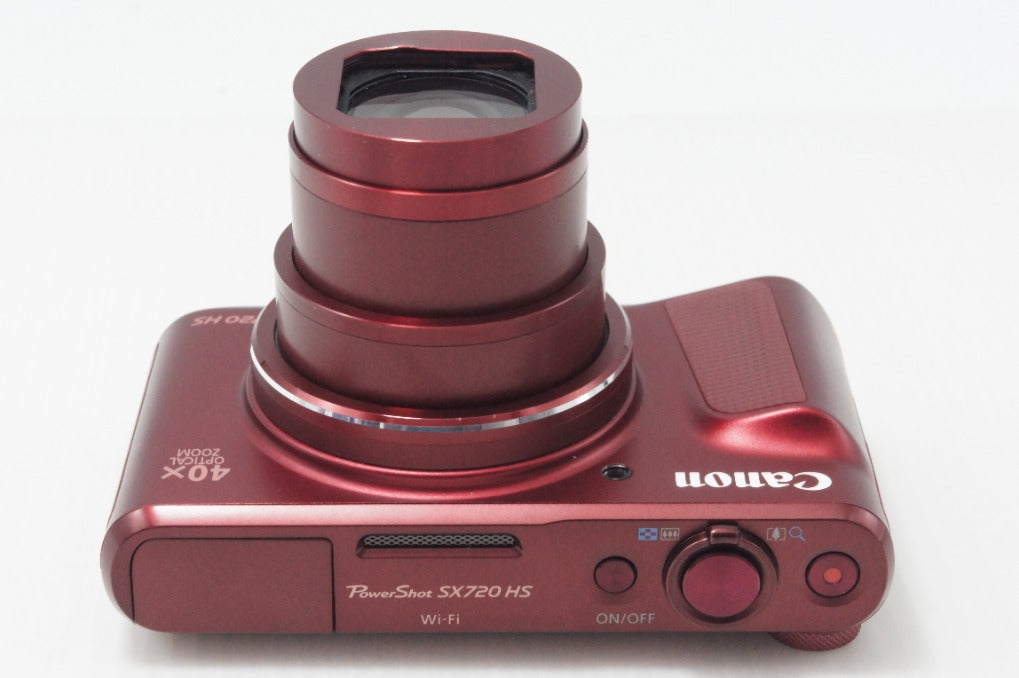 良品 Canon キヤノン PowerShot SX720 HS コンパクトデジタルカメラ レッド 元箱付 260730o