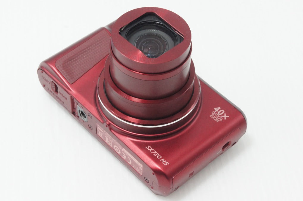 良品 Canon キヤノン PowerShot SX720 HS コンパクトデジタルカメラ レッド 元箱付 260730o