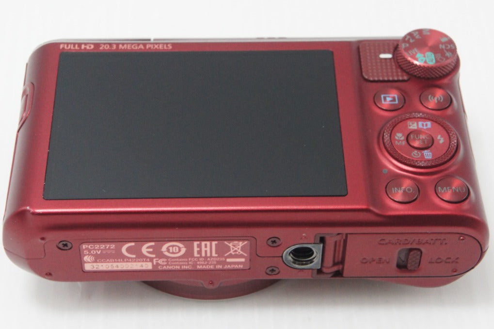 良品 Canon キヤノン PowerShot SX720 HS コンパクトデジタルカメラ レッド 元箱付 260730o