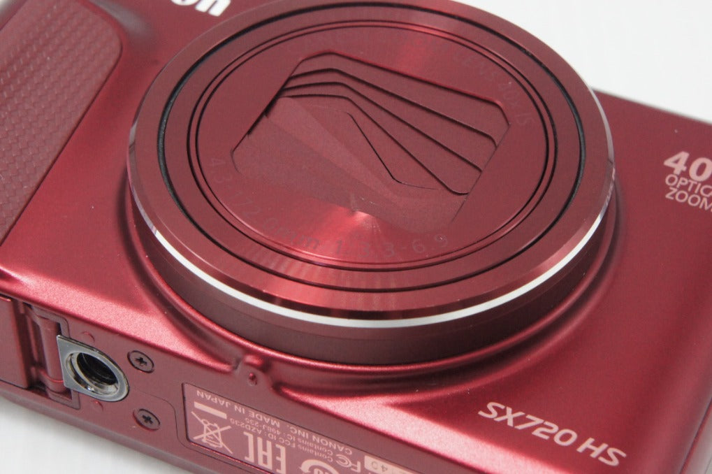 良品 Canon キヤノン PowerShot SX720 HS コンパクトデジタルカメラ レッド 元箱付 260730o