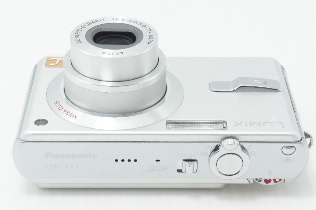 良品 Panasonic パナソニック LUMIX DMC-FX7 コンパクトデジタルカメラ シルキーシルバー 元箱付 260730q