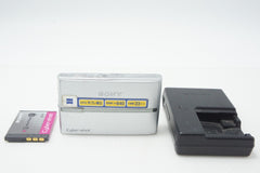 良品 SONY ソニー Cyber-shot DSC-T9 コンパクトデジタルカメラ シルバー 260730s