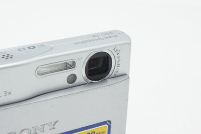良品 SONY ソニー Cyber-shot DSC-T9 コンパクトデジタルカメラ シルバー 260730s