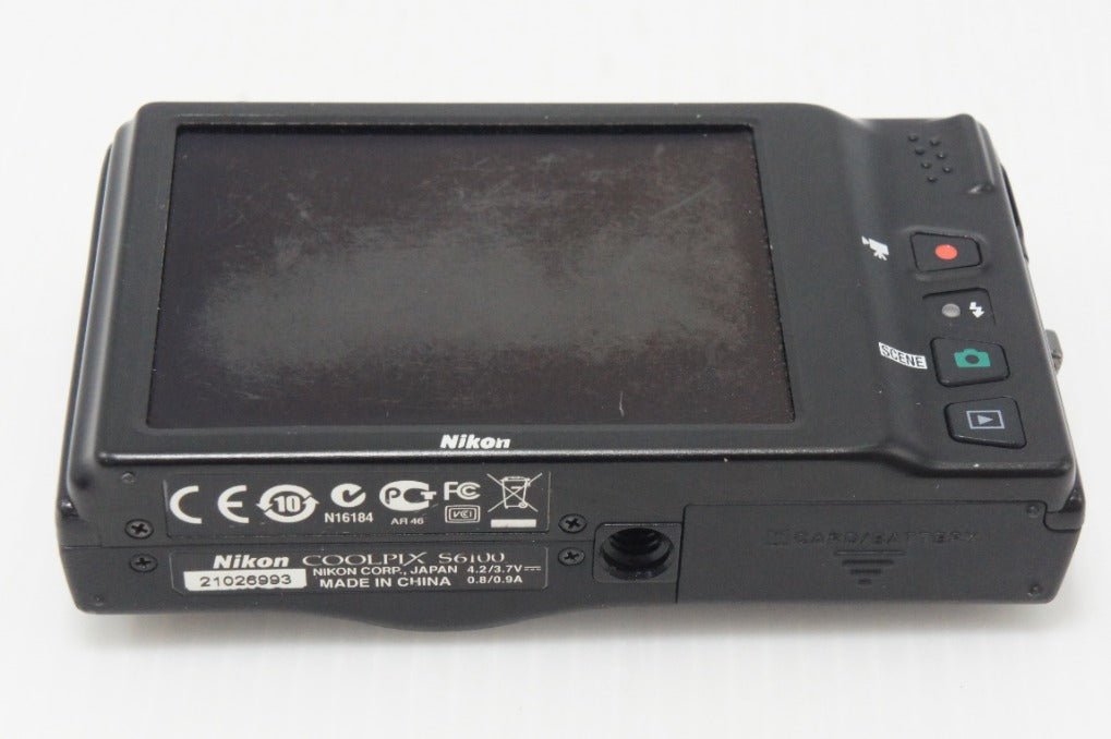 Nikon ニコン COOLPIX S6100 コンパクトデジタルカメラ ノーブルブラック 260807b