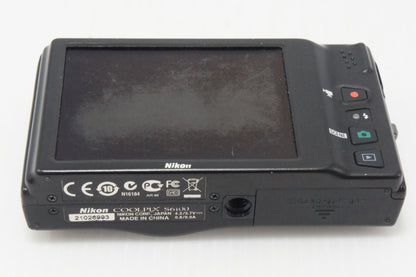 Nikon ニコン COOLPIX S6100 コンパクトデジタルカメラ ノーブルブラック 260807b