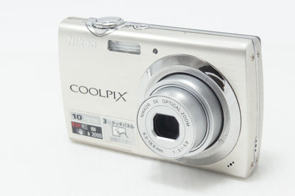 Nikon ニコン COOLPIX S230 コンパクトデジタルカメラ ソリッドシルバー 元箱付 260807c
