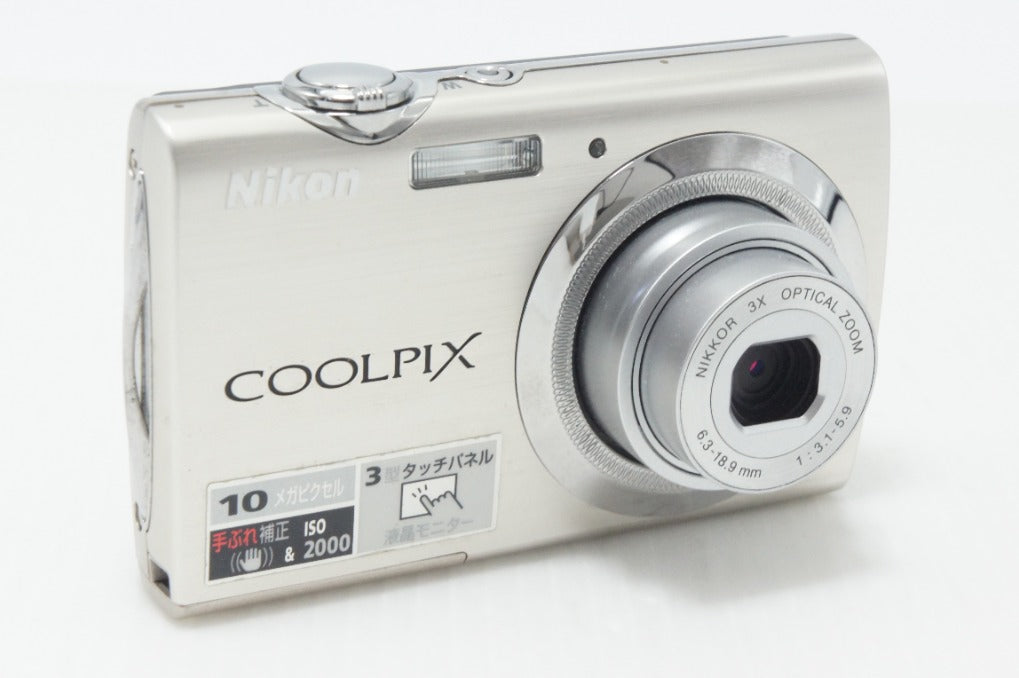 Nikon ニコン COOLPIX S230 コンパクトデジタルカメラ ソリッドシルバー 元箱付 260807c