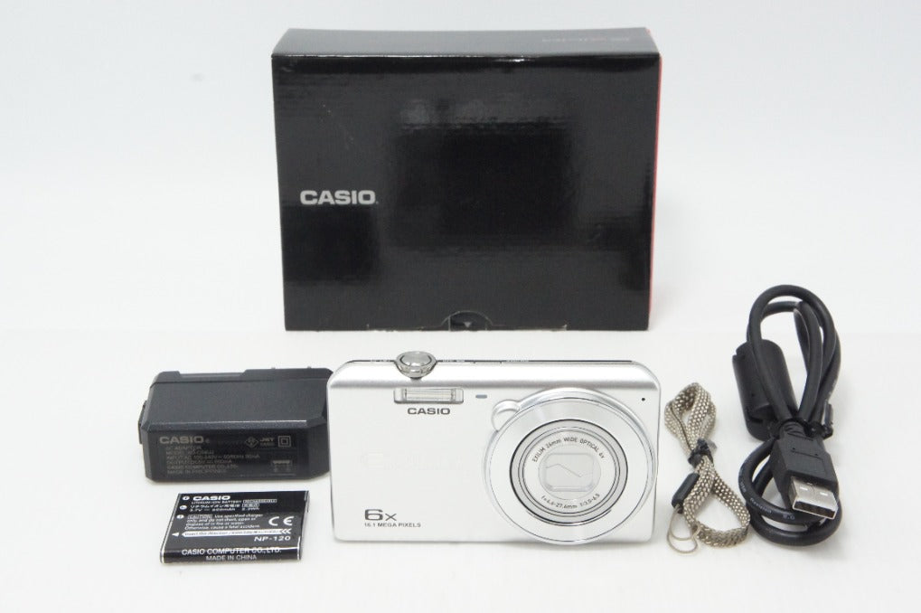 良品 CASIO カシオ ZOOM EX-Z920 コンパクトデジタルカメラ シルバー 元箱付 260807s