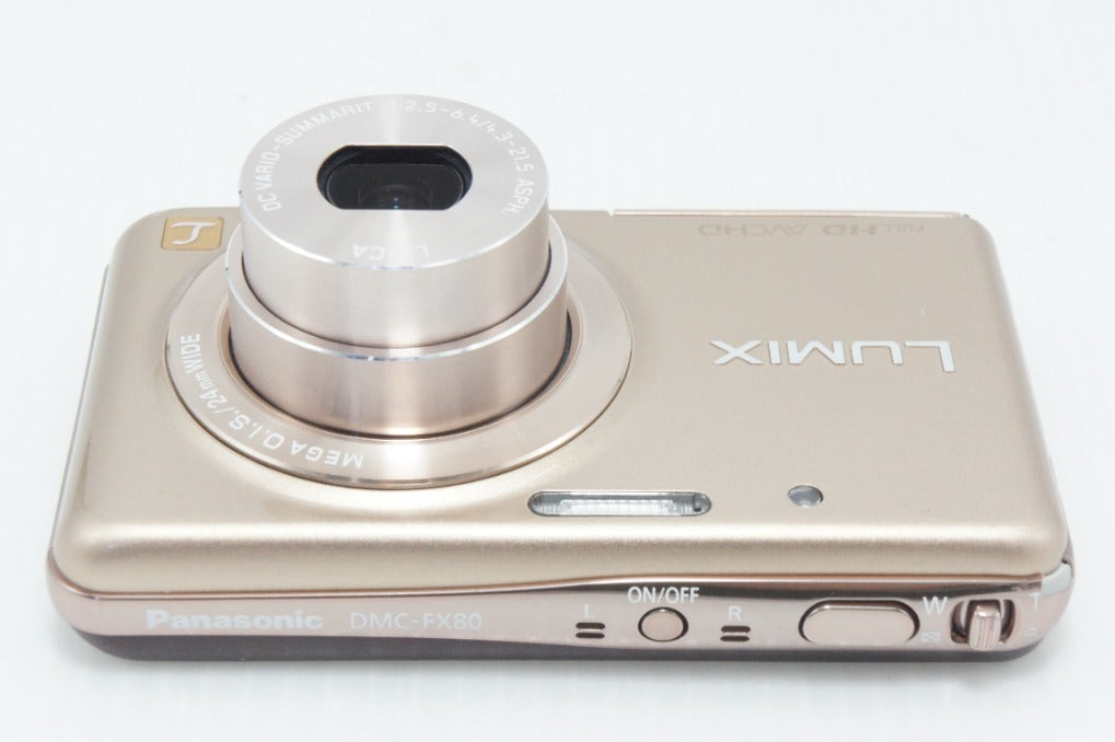 Panasonic パナソニック LUMIX DMC-FX80 コンパクトデジタルカメラ ロイヤルゴールド 260810b