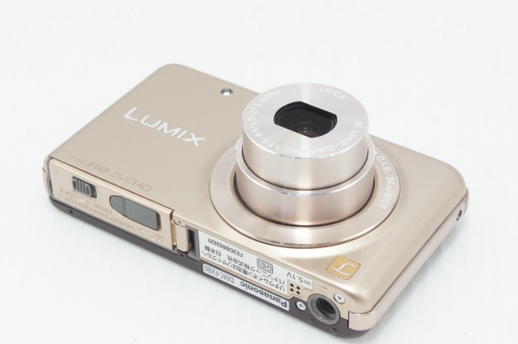 Panasonic パナソニック LUMIX DMC-FX80 コンパクトデジタルカメラ ロイヤルゴールド 260810b