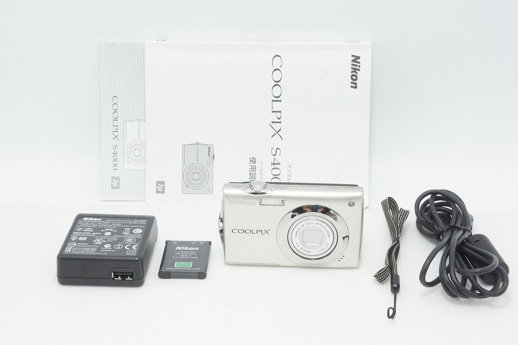 良品 Nikon ニコン COOLPIX S4000 コンパクトデジタルカメラ シャイニーシルバー 260810c