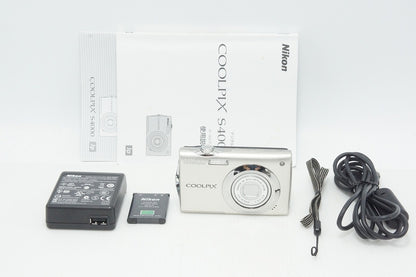 良品 Nikon ニコン COOLPIX S4000 コンパクトデジタルカメラ シャイニーシルバー 260810c