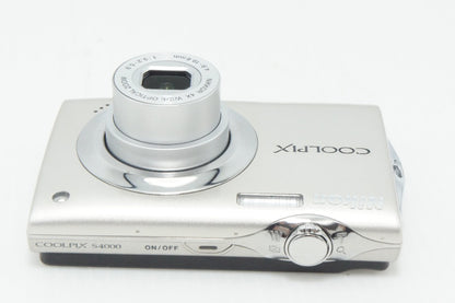 良品 Nikon ニコン COOLPIX S4000 コンパクトデジタルカメラ シャイニーシルバー 260810c